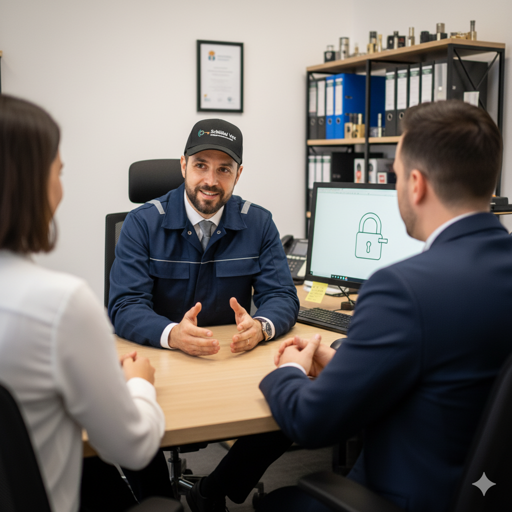 Schlüssel Vox Firmengebäude in Enzklösterle
